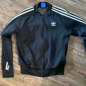 Black Adidas track jacket